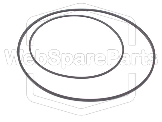 Kit Correias Para Deck de Cassetes Panasonic SA-PM20