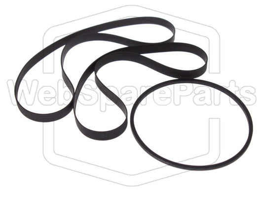Kit Correias Para Deck de Cassetes Sansui D-99CW