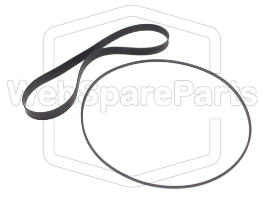 Kit Correias Para Deck de Cassetes Sony TC-K33