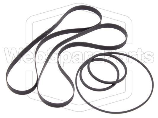Kit Correias Para Deck de Cassetes Sony TC-WR620