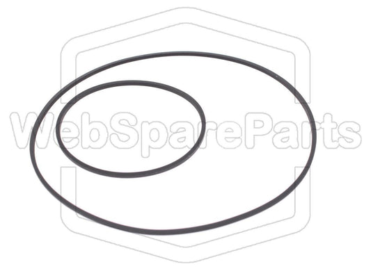 Kit Correias Para Leitor de Cassetes Stereo Sony CFD-10