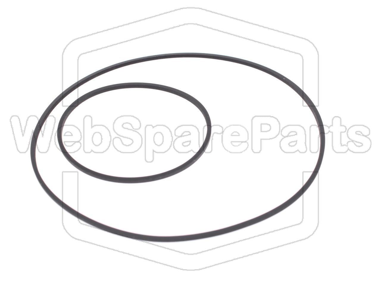 Kit Correias Para Leitor de Cassetes Stereo Sony CFD-57