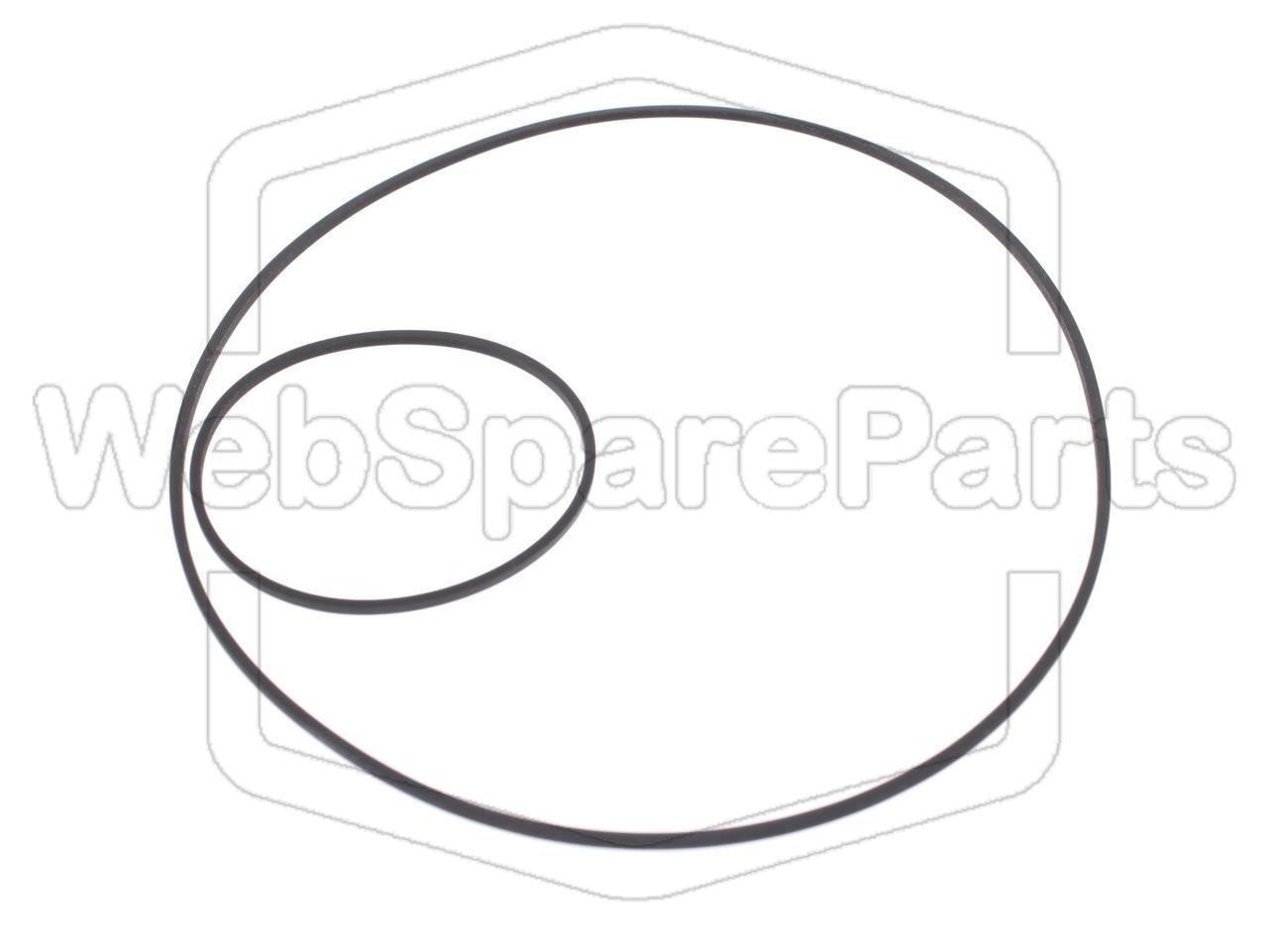 Kit Correias Para Rádio gravador Sony CFS-950 SPORTS